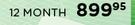 Xbox Live Gold Cards 12 Month