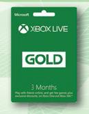 Xbox Live Gold Cards 12 Month
