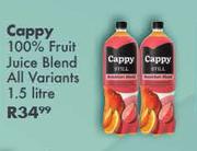 Cappy 100% Fruit Juice Blend All Variants-1.5Ltr