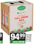 Fair Cape Long Life UHT Milk Assorted-6 x 1Ltr Per Case