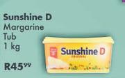 Sunshine D Margarine Tub-1Kg