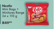 Nestle Mini Bags + Minitures Range 24 x 110gm