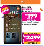 MI Redmi 13C Plus Powerbank-On Red Flexi 150