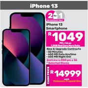 2 x Apple iPhone 13 Smartphone-On 1.3GB Red Core More Data