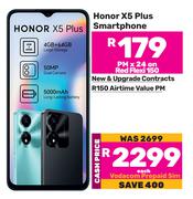 Honor X5 Plus Smartphone-On Red Flexi 150