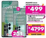 2 x Huawei Nova 11i Smartphone-On 1.3GB Red Top Up Core More Data