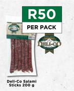 Deli-Co Salami Sticks-200g Per Pack