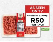 Ground Beef-2 x 400g Per Pack