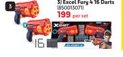 Excel Fury 4 16 Darts 850013071-Per Set