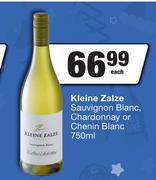Kleine Zalze Sauvignon Blanc, Chardonnay Or Chenin Blanc-750ml Each
