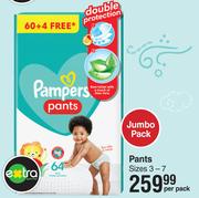 Pampers Jumbo Pack Pants Sizes 3-7-Per Pack