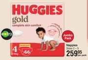 Huggies Gold Jumbo Pack Nappies Sizes 2-5-Per Pack