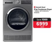 Bennett Read 8Kg Condenser Dryer BRTD0822DG