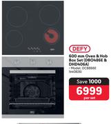 Defy 600mm Oven & Hob Box Set DB0486E & DHD406A-Per Set