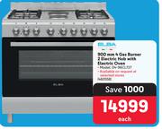 Elba 900mm 4 Gas Burner 2 Electric Hob With Electric Oven 04-96CL727