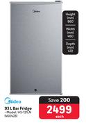 Midea 93Ltr Bar Fridge HS-121LN