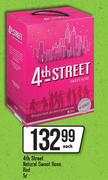 4th Street Natural Sweet Rose, Red-5L Each