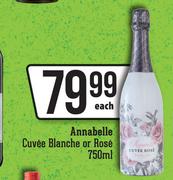Annabelle Cuvee Blanche Or Rose-750ml Each