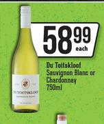 Du Toitskloof Sauvignon Blanc Or Chardonnay-750ml Each 