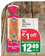 Star White Sliced Bread-700g Per Loaf