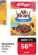Kellogg's All Bran Flakes-750g Each