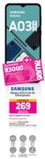 Samsung Galaxy A03 Core 4G Smartphone-On Red Flexi 130