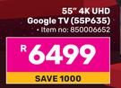 TCL 55" 4K UHD Google TV 55P635