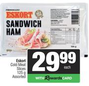 Eskort Cold Meat Slices Assorted-125g Each