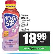 Danone Yogi Sip Flavoured Drinking Yoghurt Assorted-500g