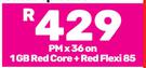 Honor 200 Lite Smartphone-On 1GB Red Core + Red Flexi 85