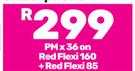 2 x Samsung Galaxy A05S Smartphone-On Red Flexi 160 + Red Flexi 85