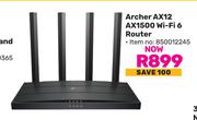 TP-Link Archer AX12 AX1500 WiFi 6 Router