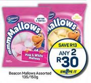 Beacon Mallows Assorted-Any 2 x 135g/150g