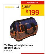 Dexter Tool Bag With Rigid Bottom 40cm