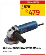 Bosch Grinder 115mm GWS6700