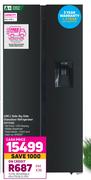 Defy 496L Side By Side Glass Door Refrigerator DFF456