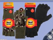 Heat Holders Men's Fingerless Gloves-Per Pair