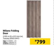 Milano Folding Door 2032m (h) x 813mm (w)