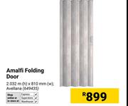 Amalfi Folding Door 2032m (h) x 810mm (w)