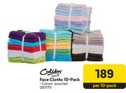 Colibri Face Cloths 10 Pack