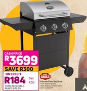 Expert Grill 3 Burner Patio Gas Braai