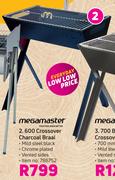 Megamaster 600 Crossover Charcoal Braai