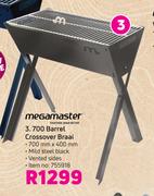 Megamaster 700 Barrel Crossover Braai