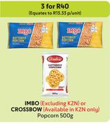 Imbo Or Crossbow Popcorn-For 3 x 500g