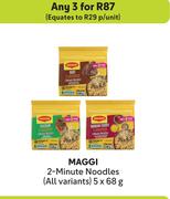 Maggi 2 Minute Noodles (All Variants)-For 3 x 5 x 68g