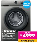 Hisense 8Kg Front Loader Washing Machine (WFQP8012VMT)