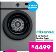 Hisense 8Kg Vented Tumble Dryer 850007300