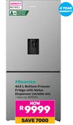 Hisense 463Ltr Bottom Freezer Fridge With Water Dispenser (H610BS-WD)