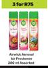 Airwick Aerosol Air Freshener Assorted-For 3 x 280ml