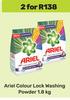 Ariel Colour Lock Washing Powder-For 2 x 1.8Kg
